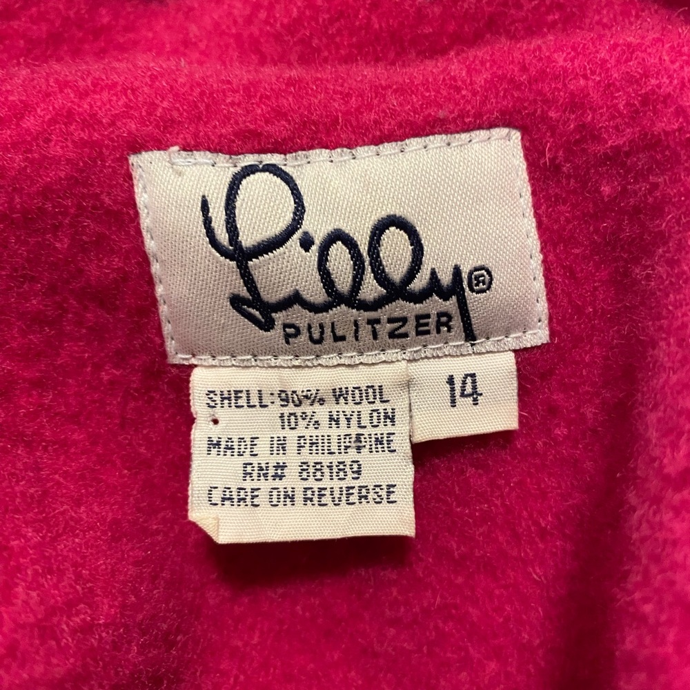 Lily Pulitzer Kid’s Size 14 Coat - Picture 3 of 8